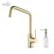 Kibi Macon Single Handle Bar Sink Faucet with Soap Dispenser C-KKF2012BG-KSD100BG - alternate 1